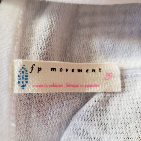 Free People Movement Mix It Up Dolman LS Activate Tee. Sz Large. RARE in White - Picture 6 of 9